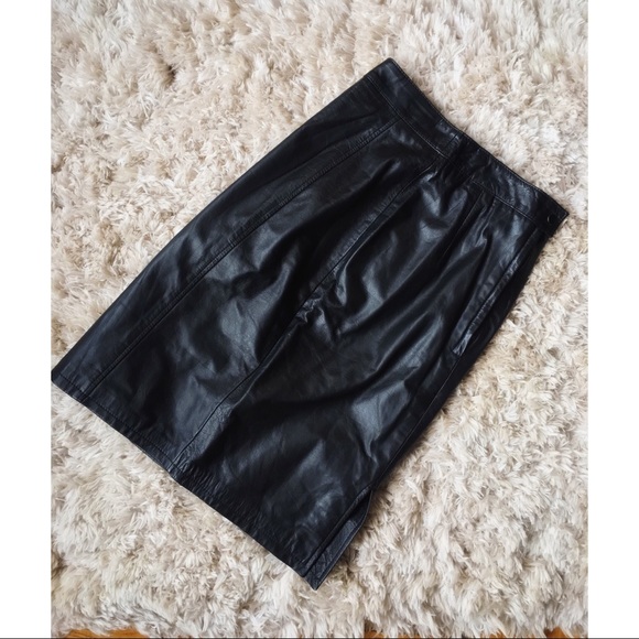 Pelle Cuir Dresses & Skirts - Vintage Pelle Cuir Leather Skirt 🖤